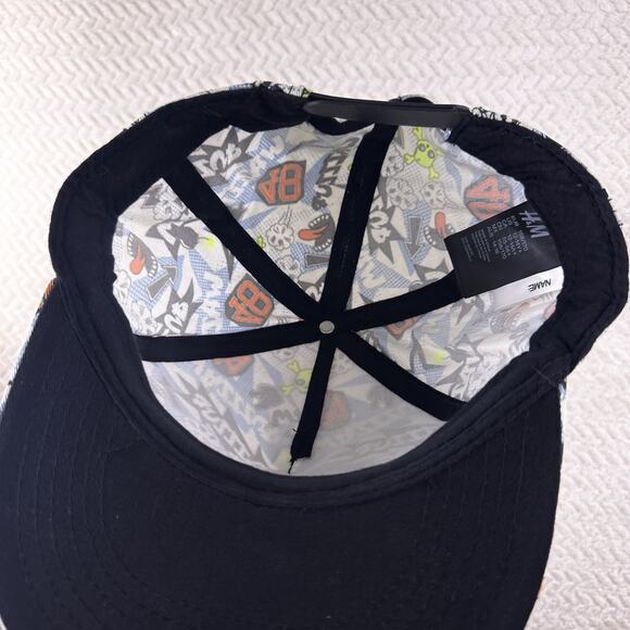 Snap back Flat bill All over print Wazzzup Comic cartoon H&M - Picture 7 of 9